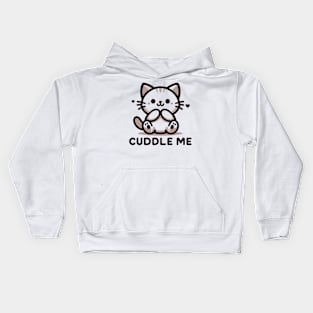 Cuddle Me Kitten Kids Hoodie